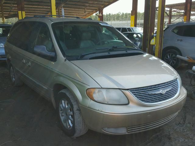 2C4GP54L11R146670 - 2001 CHRYSLER TOWN & COU GOLD photo 1