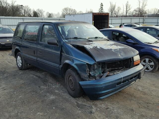 2B4GH2530SR140111 - 1995 DODGE CARAVAN GREEN photo 1