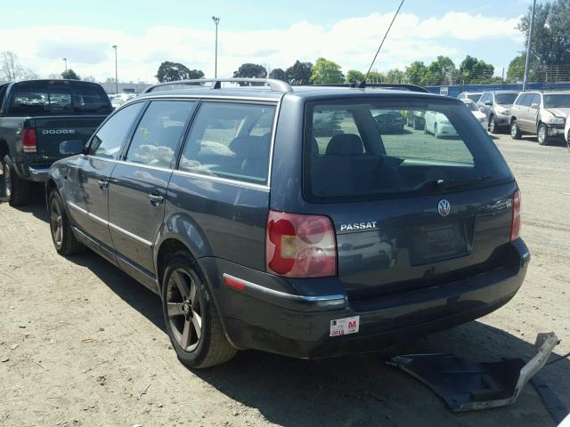 WVWWH63B34E132570 - 2004 VOLKSWAGEN PASSAT GLX 蓝色 照片 3