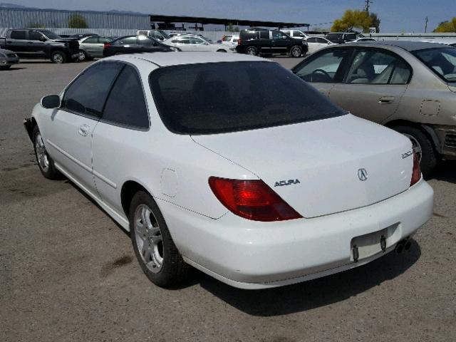 19UYA3154XL007071 - 1999 ACURA 2.3CL WHITE photo 3