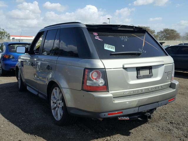 SALSK2D48AA223628 - 2010 LAND ROVER RANGE ROVE GRAY photo 3