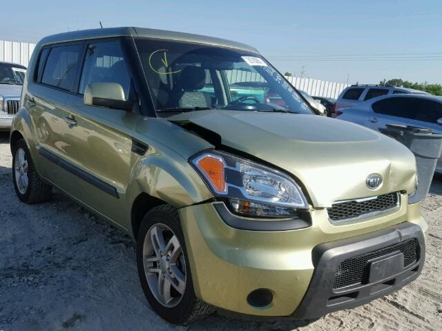 KNDJT2A20B7338838 - 2011 KIA SOUL + GREEN photo 1