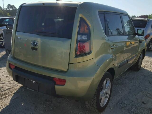 KNDJT2A20B7338838 - 2011 KIA SOUL + GREEN photo 4