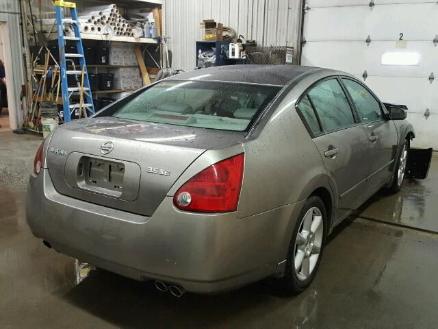 1N4BA41E34C930878 - 2004 NISSAN MAXIMA SE TAN photo 4