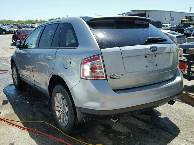 2FMDK49C07BB17873 - 2007 FORD EDGE SILVER photo 3