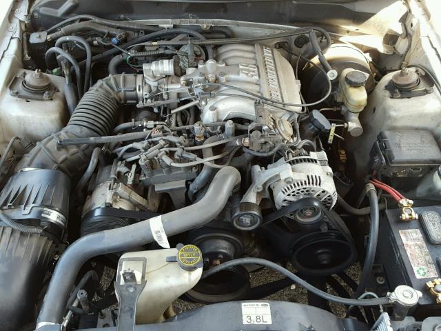 1FAFP4047WF148268 - 1998 FORD MUSTANG SILVER photo 7