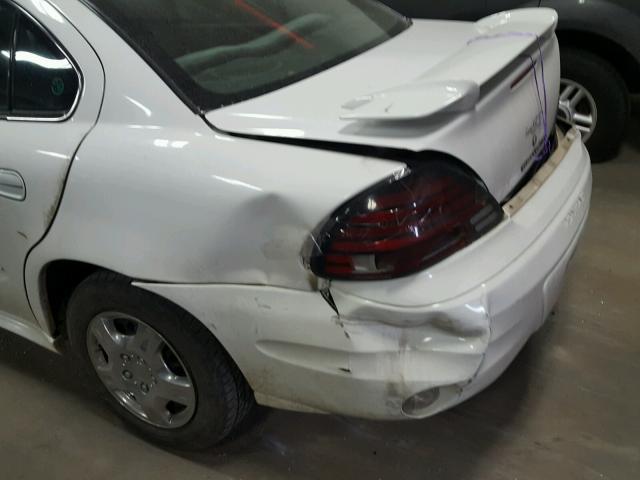 1G2NE52E65M245841 - 2005 PONTIAC GRAND AM S თეთრი ფოტო 10