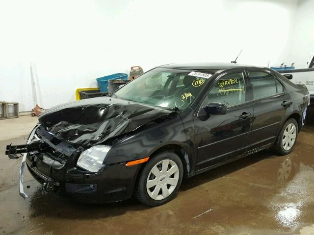 3FAHP07ZX7R195818 - 2007 FORD FUSION SE BLACK photo 2