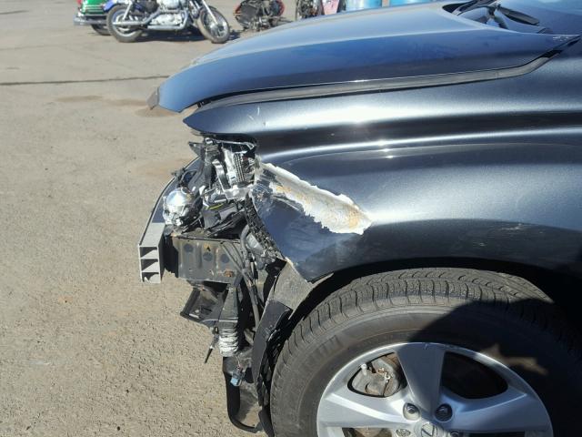 2T2BK1BA9AC076396 - 2010 LEXUS RX 350 GRAY photo 9