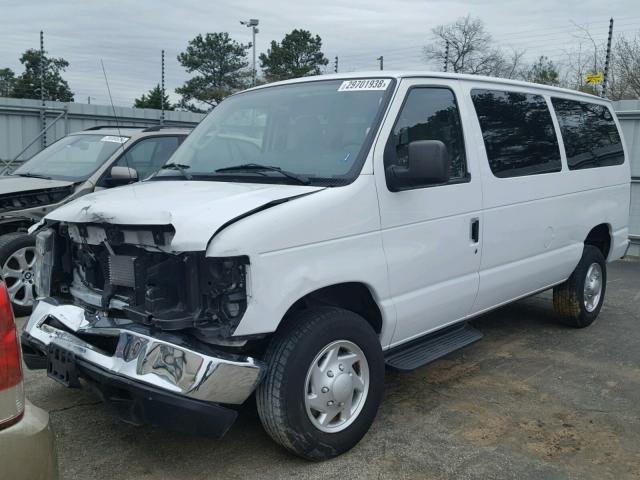 1FBNE3BL3DDA27938 - 2013 FORD ECONOLINE WHITE photo 2