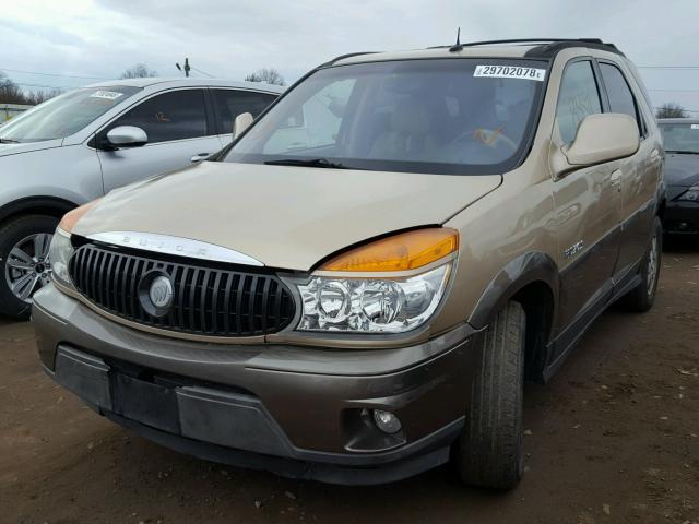 3G5DB03E33S505764 - 2003 BUICK RENDEZVOUS TAN photo 2