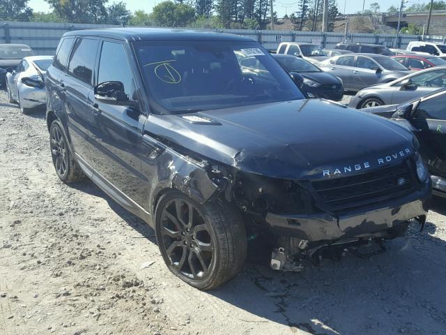 SALWR2EF7GA587996 - 2016 LAND ROVER RANGE ROVE BLACK photo 1