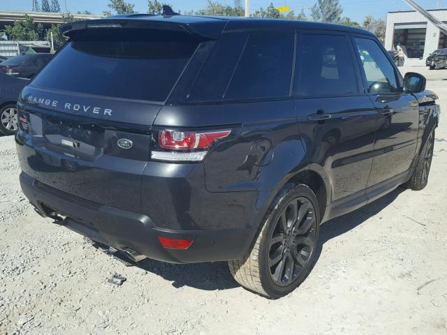 SALWR2EF7GA587996 - 2016 LAND ROVER RANGE ROVE BLACK photo 4