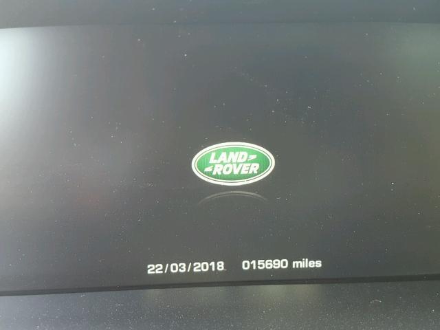 SALWR2EF7GA587996 - 2016 LAND ROVER RANGE ROVE BLACK photo 8