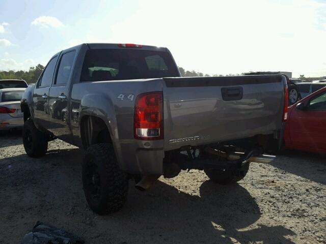 3GTP2VE79DG264637 - 2013 GMC SIERRA K15 SILVER photo 3