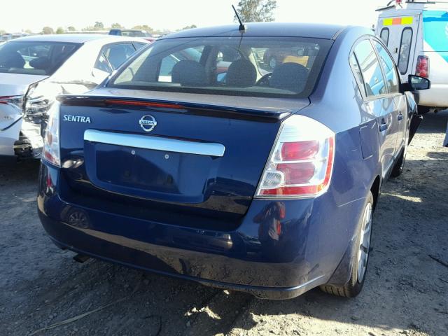 3N1AB6AP4CL785176 - 2012 NISSAN SENTRA 2.0 BLUE photo 4