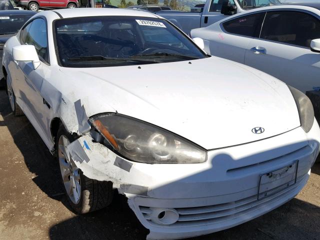 KMHHN66F48U287233 - 2008 HYUNDAI TIBURON GT WHITE photo 1