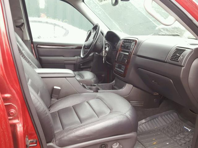 1FMZU75KX4ZB24952 - 2004 FORD EXPLORER L RED photo 5