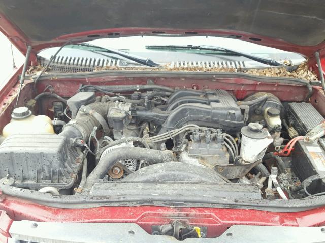 1FMZU75KX4ZB24952 - 2004 FORD EXPLORER L RED photo 7