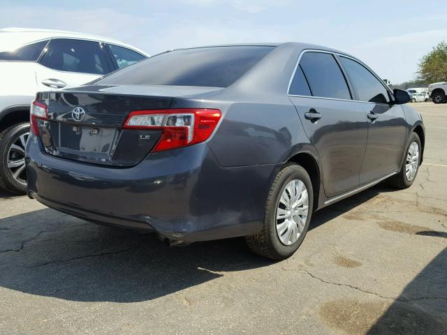 4T1BF1FKXCU103277 - 2012 TOYOTA CAMRY BASE GRAY photo 4