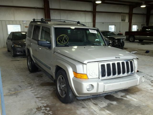 1J8HH48N28C201422 - 2008 JEEP COMMANDER SILVER photo 1