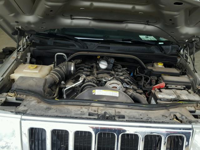 1J8HH48N28C201422 - 2008 JEEP COMMANDER SILVER photo 7