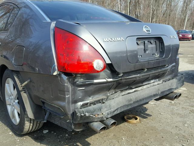 1N4BA41E16C861627 - 2006 NISSAN MAXIMA SE SILVER photo 9