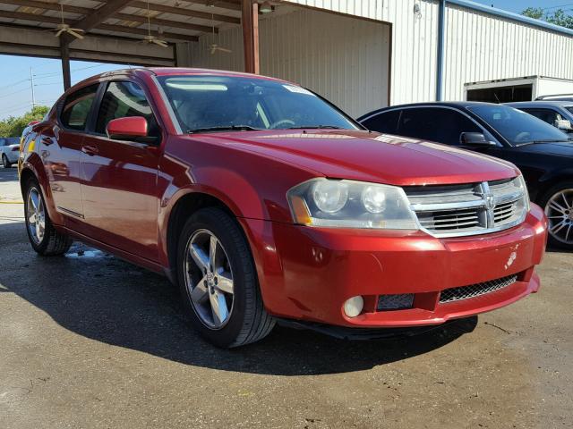 1B3LC76M88N567063 - 2008 DODGE AVENGER R/ BURGUNDY photo 1