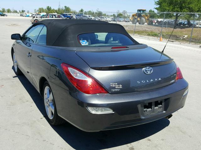 4T1FA38P17U130149 - 2007 TOYOTA CAMRY SOLA GRAY photo 3