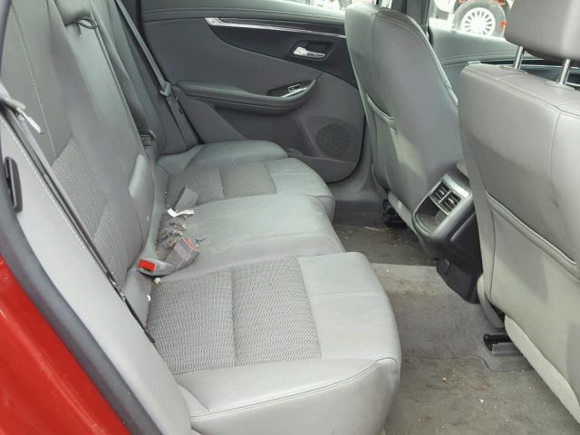 2G1115SL1E9248236 - 2014 CHEVROLET IMPALA LT RED photo 6