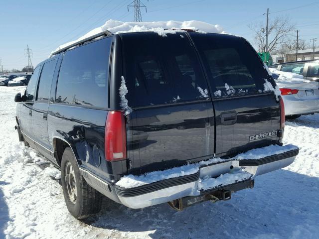 3GNEC16R8XG271703 - 1999 CHEVROLET SUBURBAN C BLACK photo 3