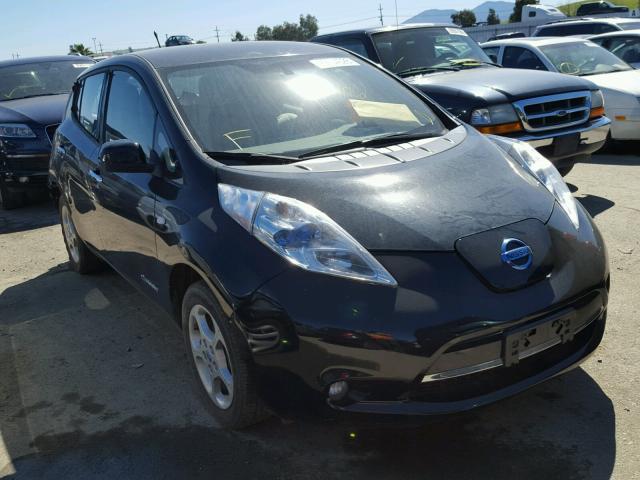 JN1AZ0CP0CT016420 - 2012 NISSAN LEAF SV BLACK photo 1