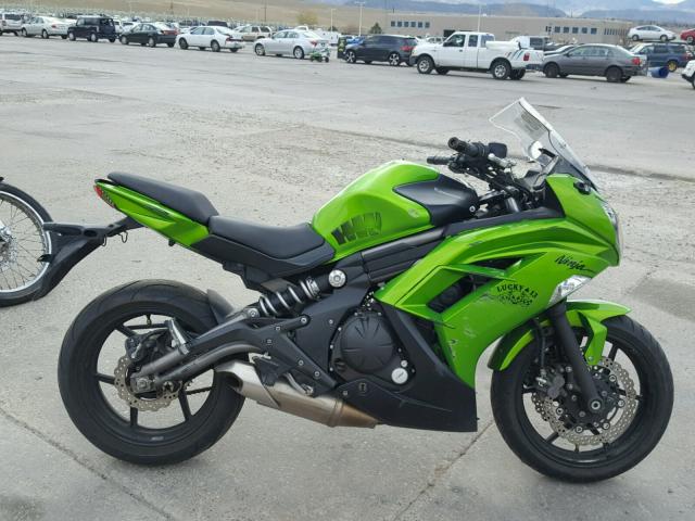 JKAEXEE10CDA02180 - 2012 KAWASAKI EX650 EC GREEN photo 5