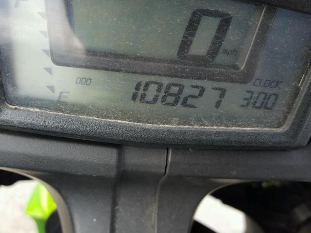 JKAEXEE10CDA02180 - 2012 KAWASAKI EX650 EC GREEN photo 8