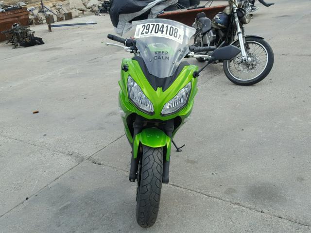 JKAEXEE10CDA02180 - 2012 KAWASAKI EX650 EC GREEN photo 9