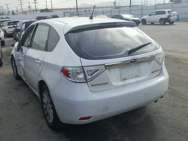 JF1GH61658H810157 - 2008 SUBARU IMPREZA 2. WHITE photo 3