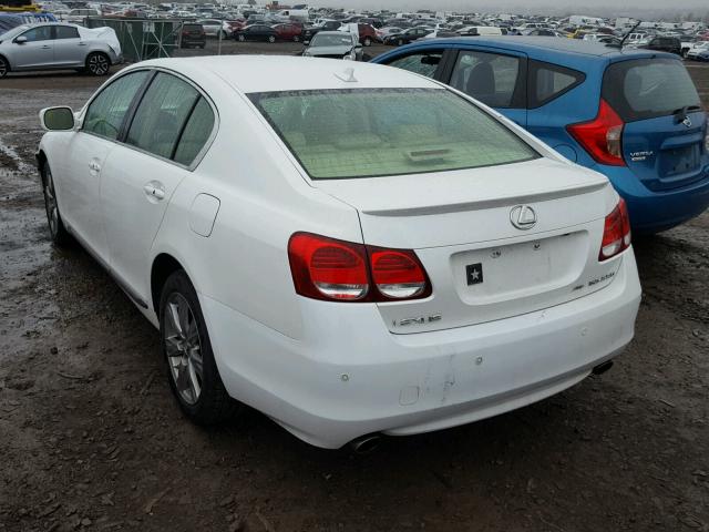 JTHCE1KS8A0026946 - 2010 LEXUS GS 350 WHITE photo 3