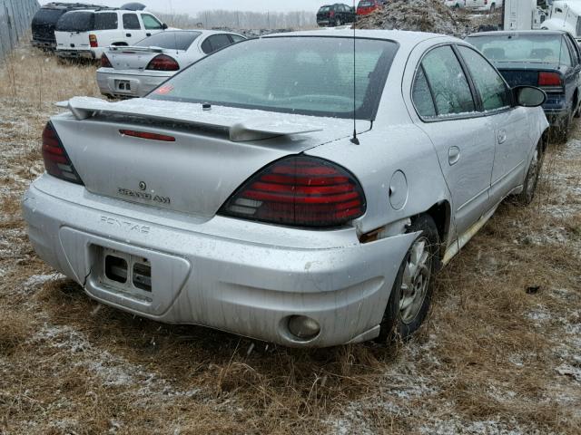 1G2NE52EX5M176801 - 2005 PONTIAC GRAND AM S SILVER photo 4