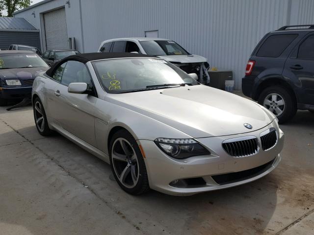 WBAEB53528CX63410 - 2008 BMW 650 I SILVER photo 1