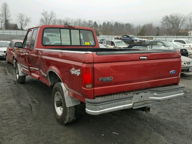 1FTHX26G7VEB93949 - 1997 FORD F250 RED photo 3