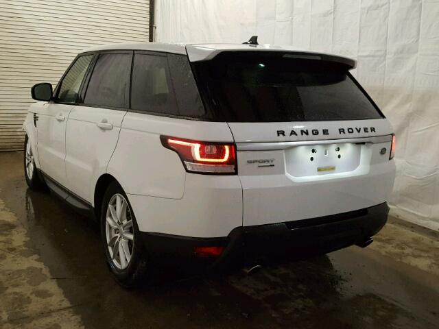 SALWG2PF6GA599351 - 2016 LAND ROVER RANGE ROVE WHITE photo 3