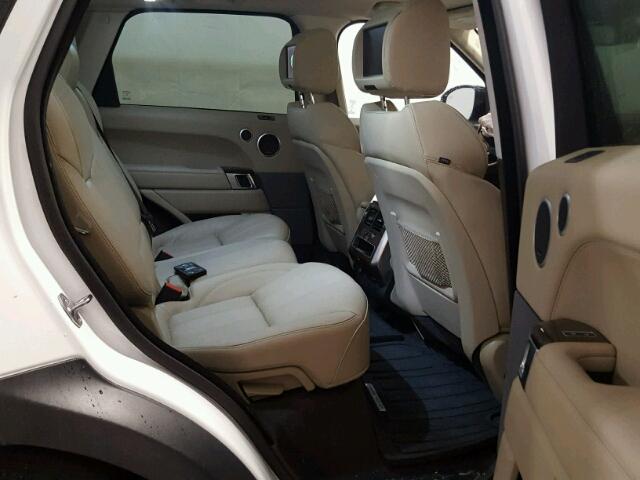 SALWG2PF6GA599351 - 2016 LAND ROVER RANGE ROVE WHITE photo 6