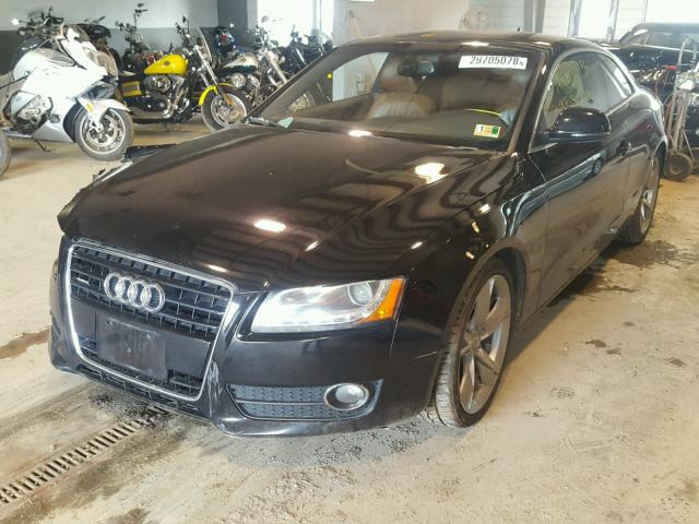 WAUDK78T78A024480 - 2008 AUDI A5 QUATTRO BLACK photo 2