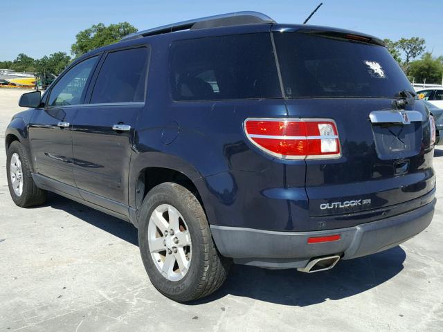 5GZEV23777J122546 - 2007 SATURN OUTLOOK XR ლურჯი ფოტო 3