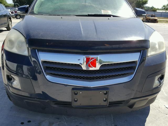 5GZEV23777J122546 - 2007 SATURN OUTLOOK XR ლურჯი ფოტო 9