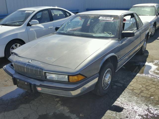 2G4WD14W9J1471262 - 1988 BUICK REGAL LIMI GRAY photo 2