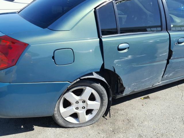 1G8AJ58F47Z180641 - 2007 SATURN ION LEVEL მწვანე ფოტო 9