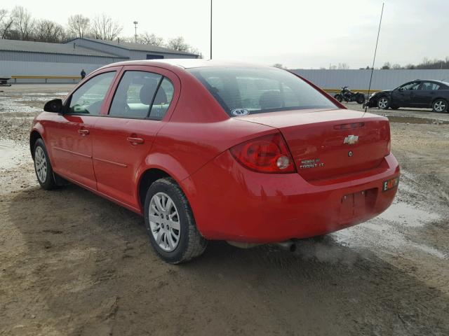 1G1AD5F59A7211353 - 2010 CHEVROLET COBALT 1LT RED photo 3