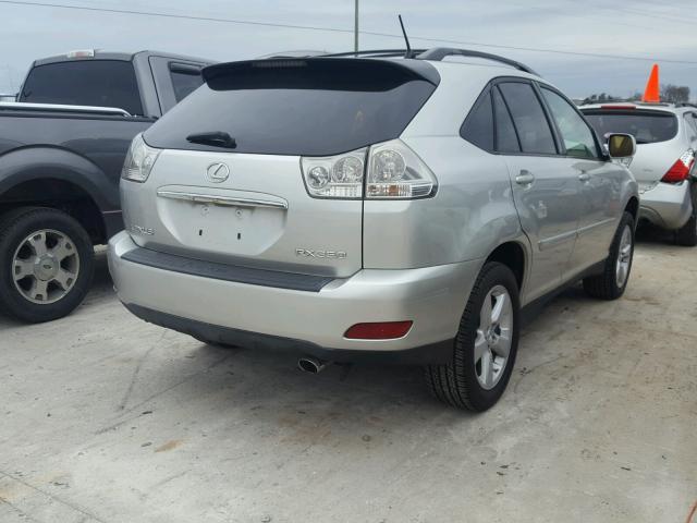 2T2GK31U77C023976 - 2007 LEXUS RX 350 SILVER photo 4