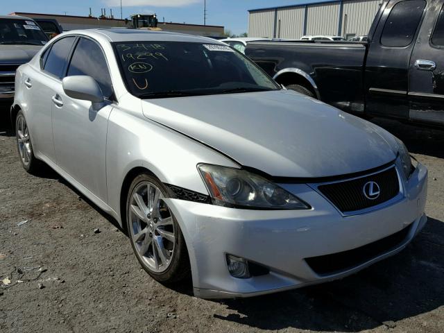 JTHBK262562011711 - 2006 LEXUS IS 250 SILVER photo 1